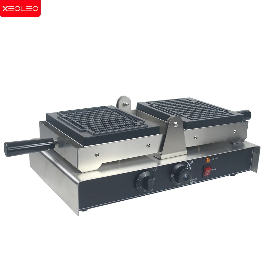 Xeoleo Electric Waffle Maker 1600w Threaded Shape Waffle