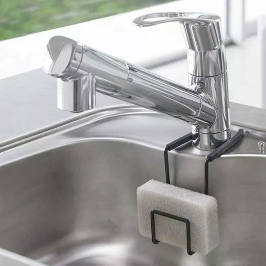 Sink Sponge Holder Small Bathroom Metal Organizer Liquid