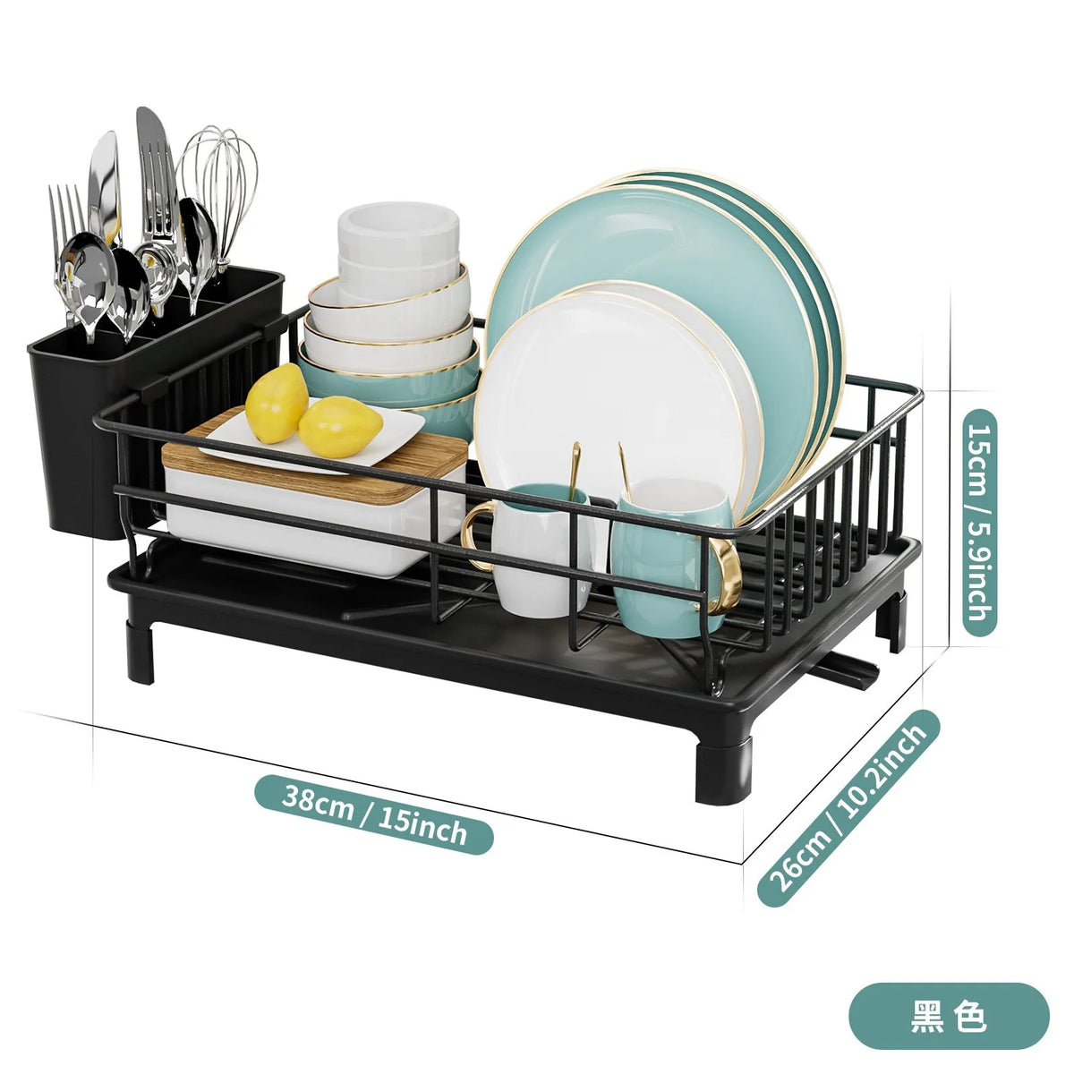 Rustproof Dish Drying Rack Countertop Dish Rack Dish