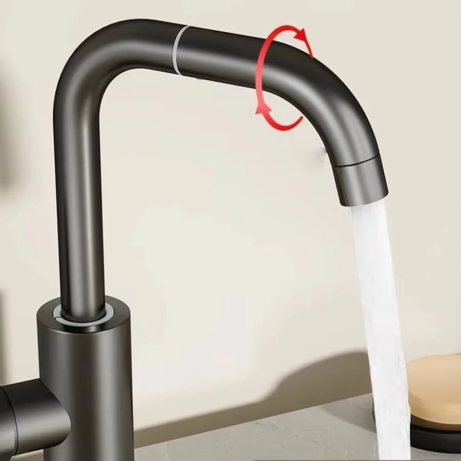 360 Rotation Cold Water Mixing Faucet Suitable Bathrooms