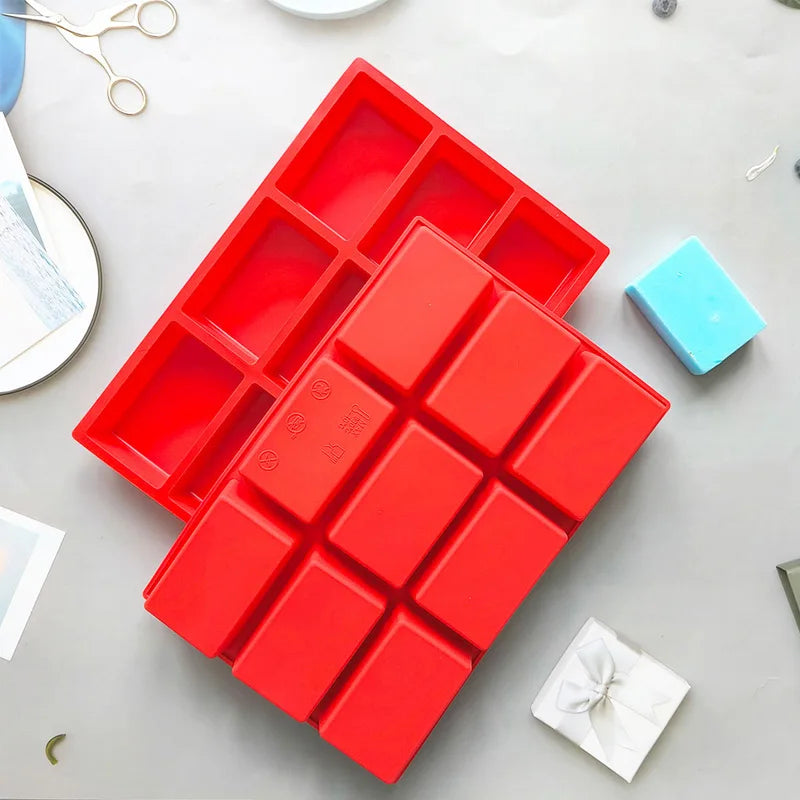 9-Cavity Silicone Mini Loaf Pan Baking Cake Bread