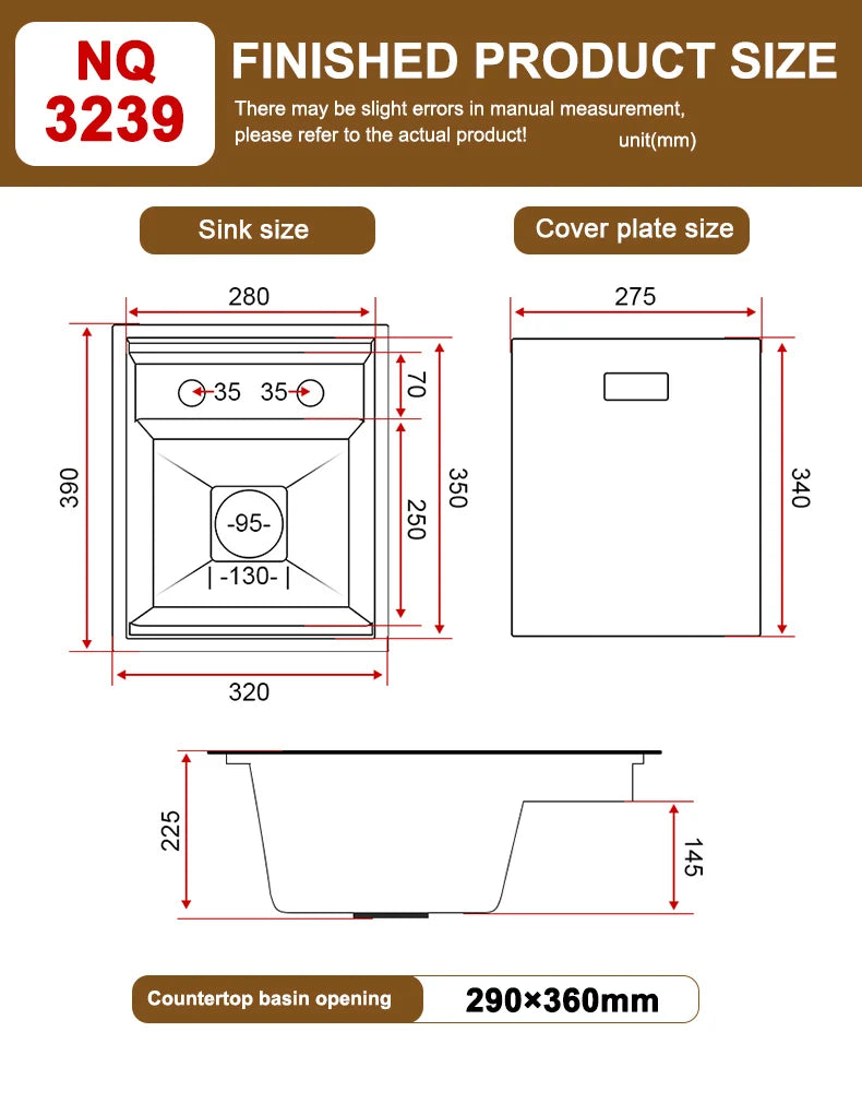 Hidden Bar Apartment Stainless Steel Sink Hand Wash