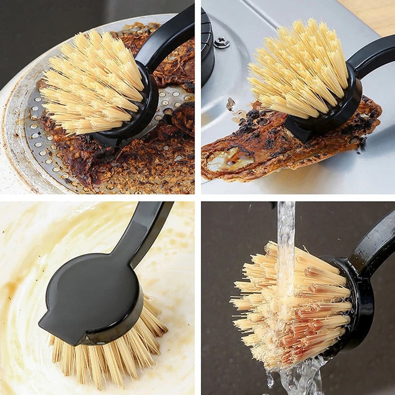 Pot Brush Dishwashing Brush Oil Long Handle Pots