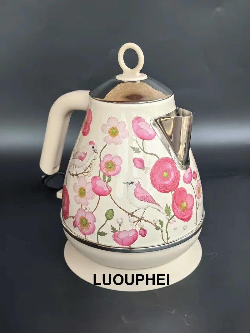 7l Retro Paint Electrc Kettle Temperature Display Boiling