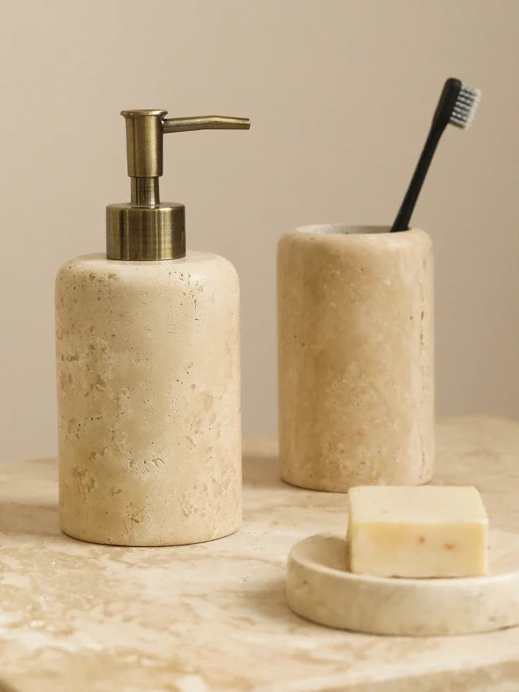 Ahunderjiaz-Wabi Sabi Style Soap Dispensers Bathroom Wash