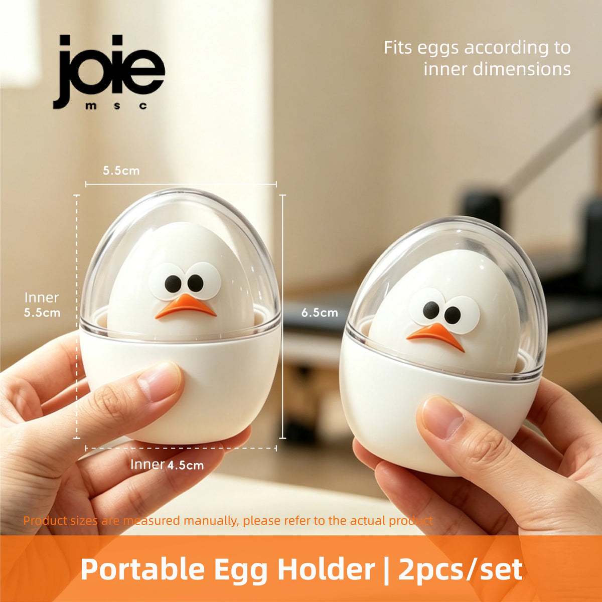 Joie Egg Holder 2pcs Shatter Proof Egg Case