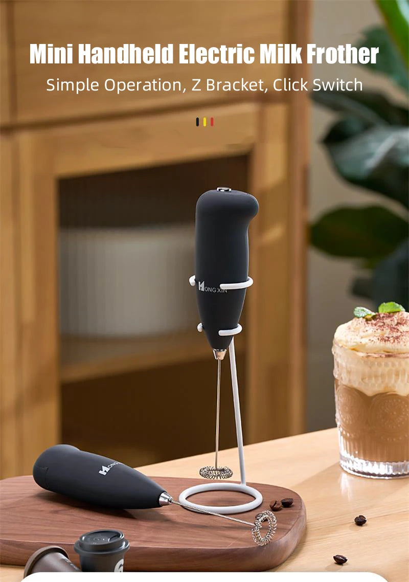 Mini Electric Milk Foamer Blender Wireless Coffee Whisk