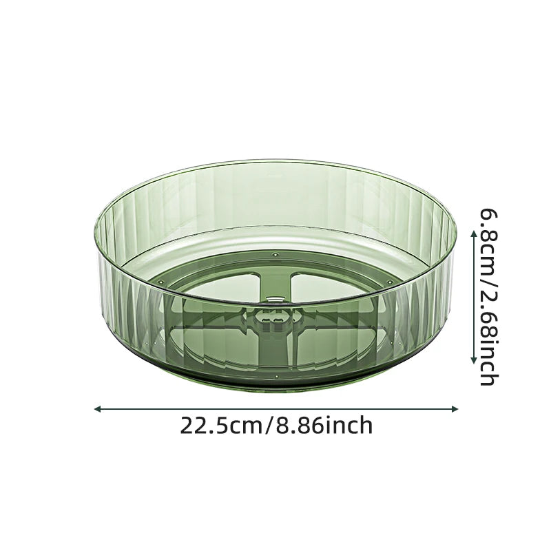 360 Rotating Tray Lazy Susan Fridge Organizer Turntable