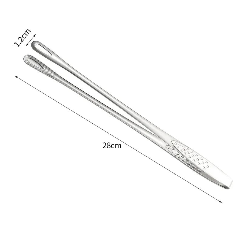 Tongs Stainless Steel Barbecue Tongs Clip Bbq Grill