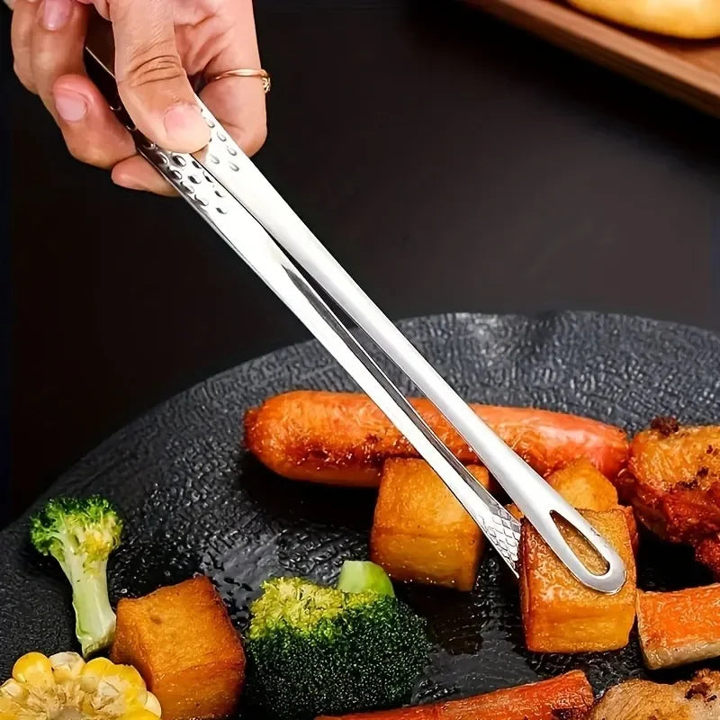 Food Tongs 304 Stainless Steel Barbecue Tongs Clip