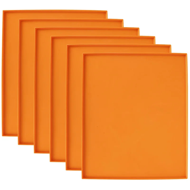 Silicone Baking Mat Edges Non-Stick Baking Pan Cake