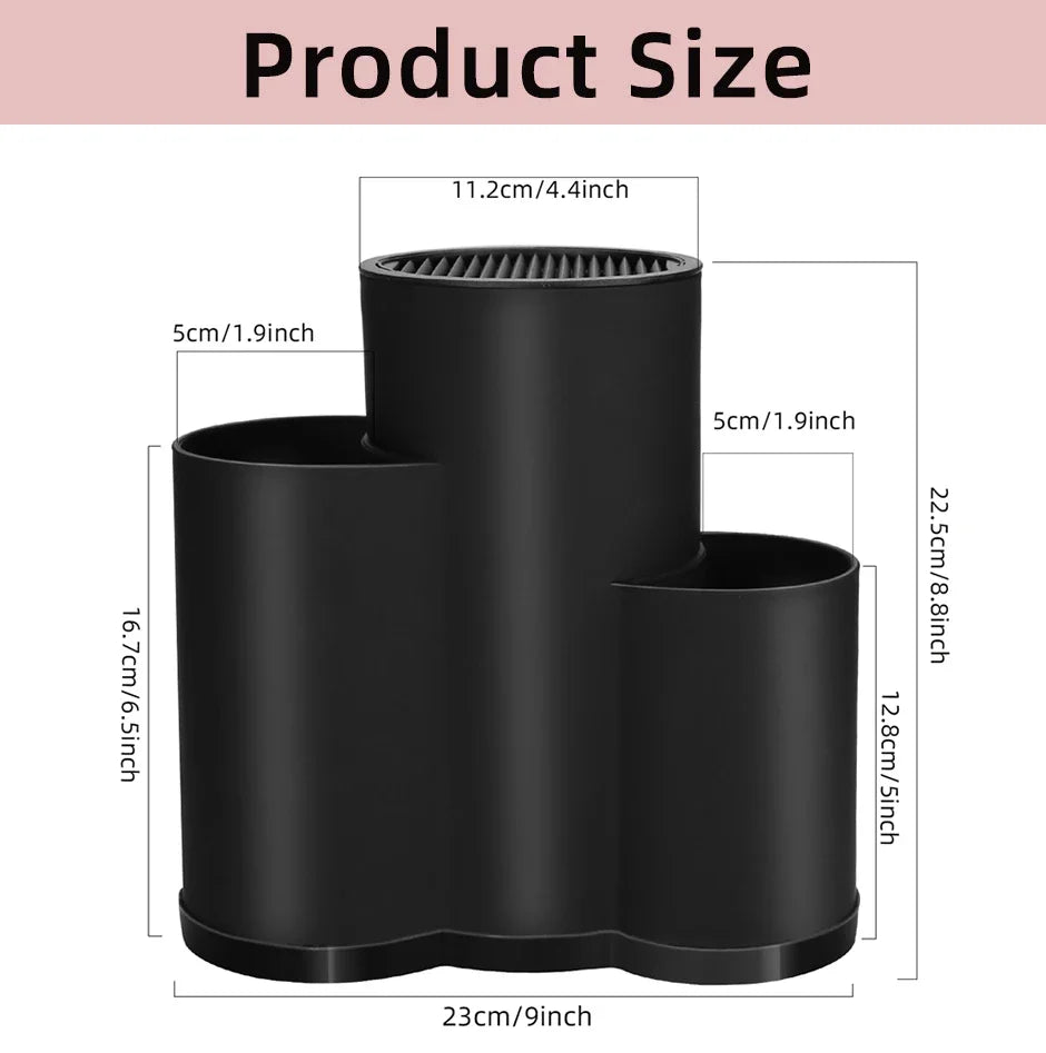 Knife Holder Multi-Function Utensil Stand Knife Block Pp