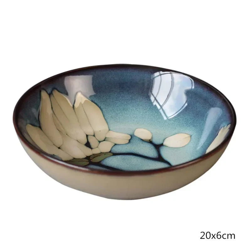 Ceramic Dinner Plate Service Dish Cake Dish Western