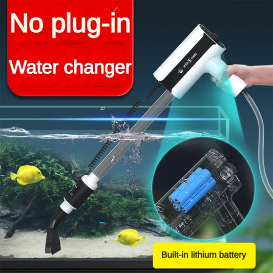 Fish Tank Water Exchanger Wireless Electric Water Pump