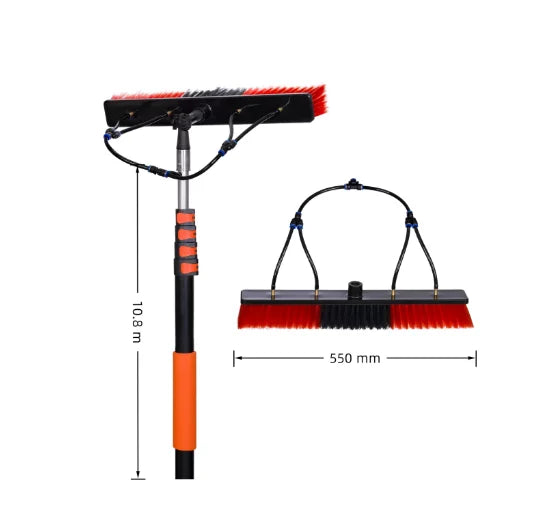 Solar Photovoltaic Panel Glass Curtain Wall Cleaning Brush