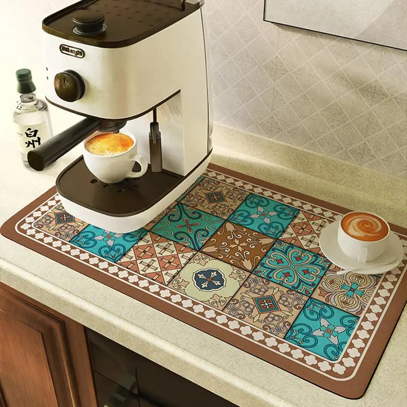Coffee Machine Drain Pad Super Absorbent Dish Drying
