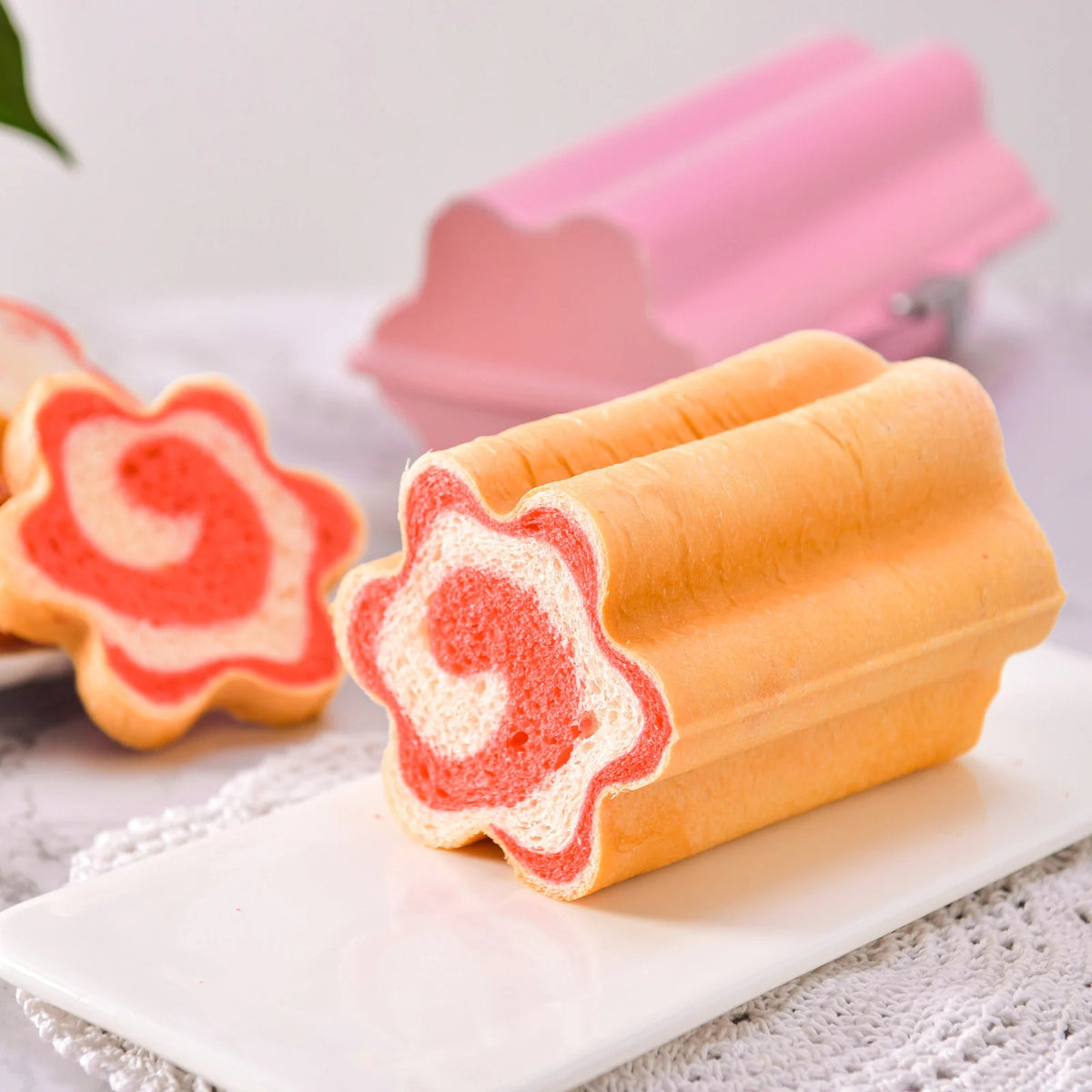 Flower Shape Bread Tray Loaf Pan Heart Round