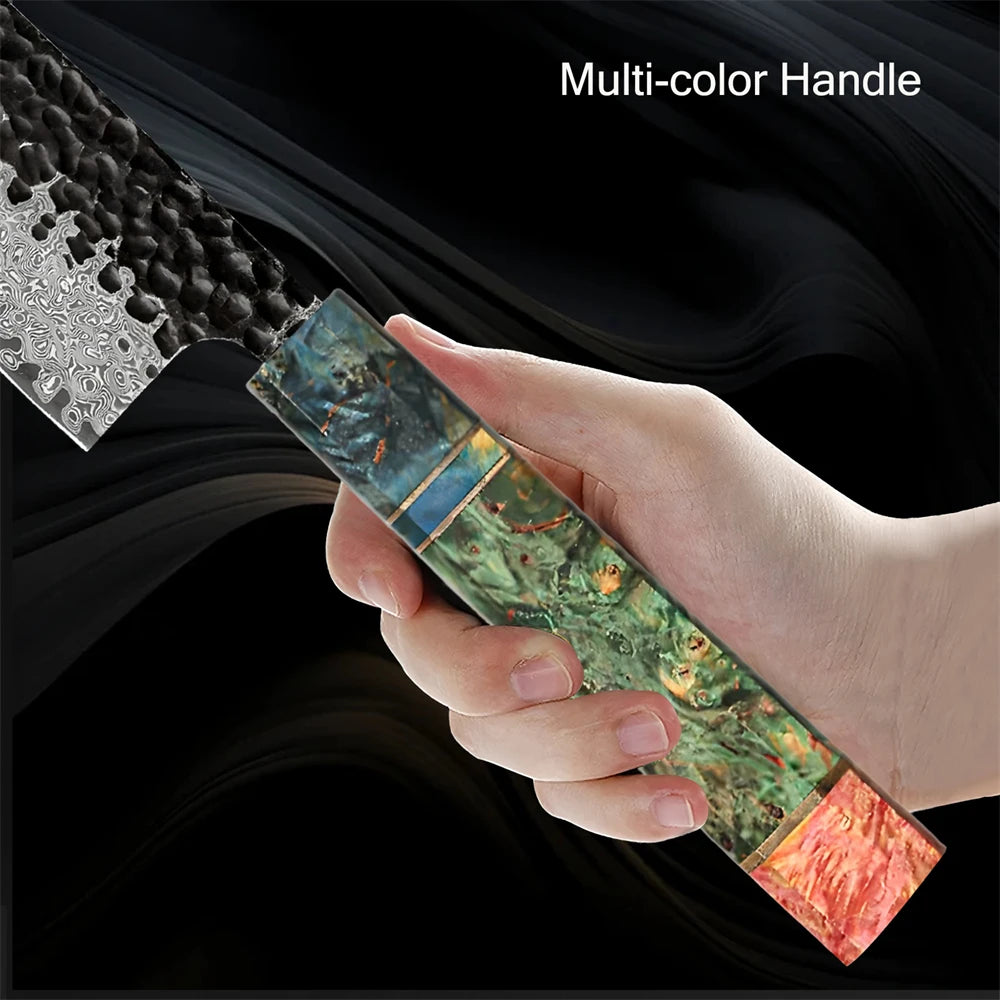 Professional Chef Knife Damascus Steel Slicing Knife Meat