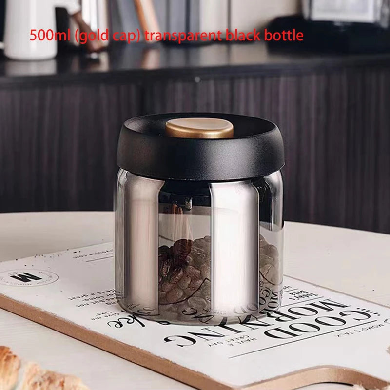 Vacuum Sealed Tank Coffee Bean Glass Sealed Jar