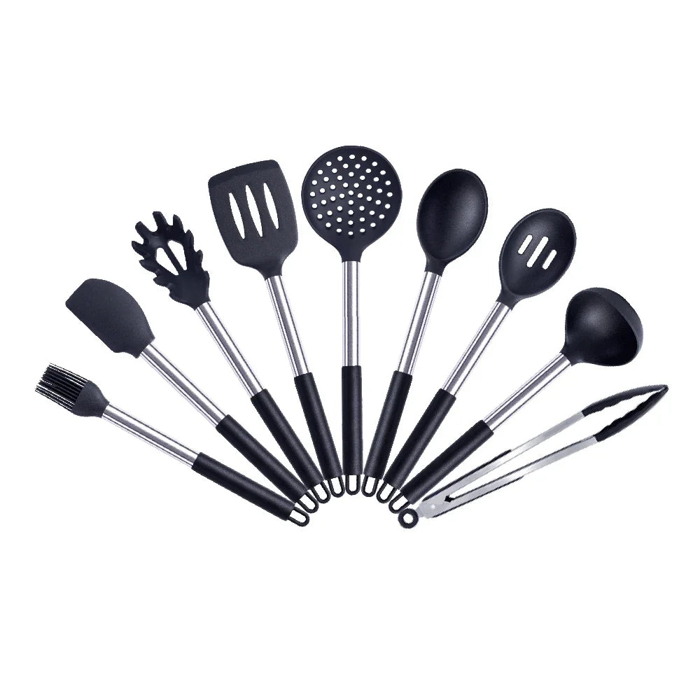 Quality Silicone Utensils Cooking Non Stick Kitchenware Heat