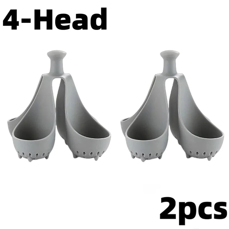 1/2pc Silicone Egg Boiler Rack 4/6 Hole Egg