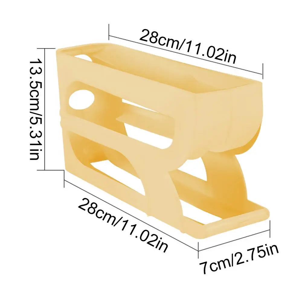 Egg Holder Tiers Automatic Rolling Egg Dispenser Rack