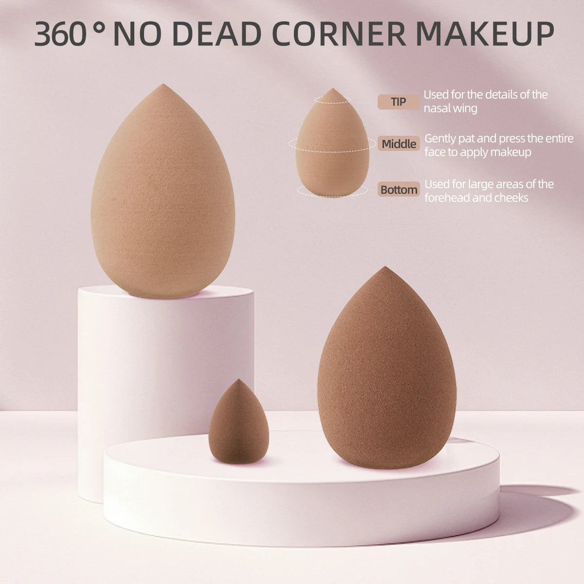 20/40pcs Makeup Brush Sponge Professional Makeup Brush Triangle