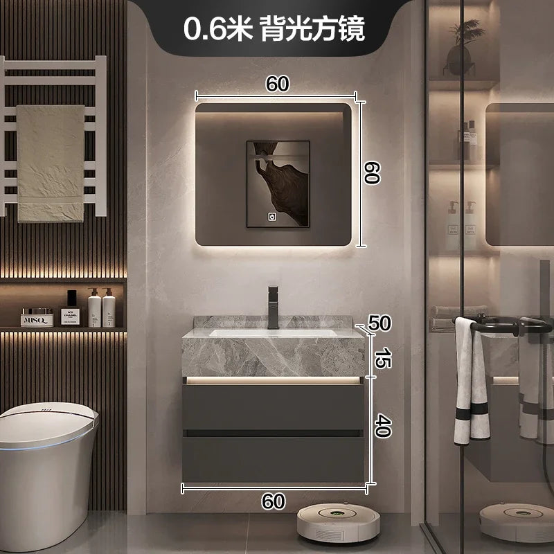 Paper Drawers Bathroom Cabinet Organizer Storage Mirror Toilet