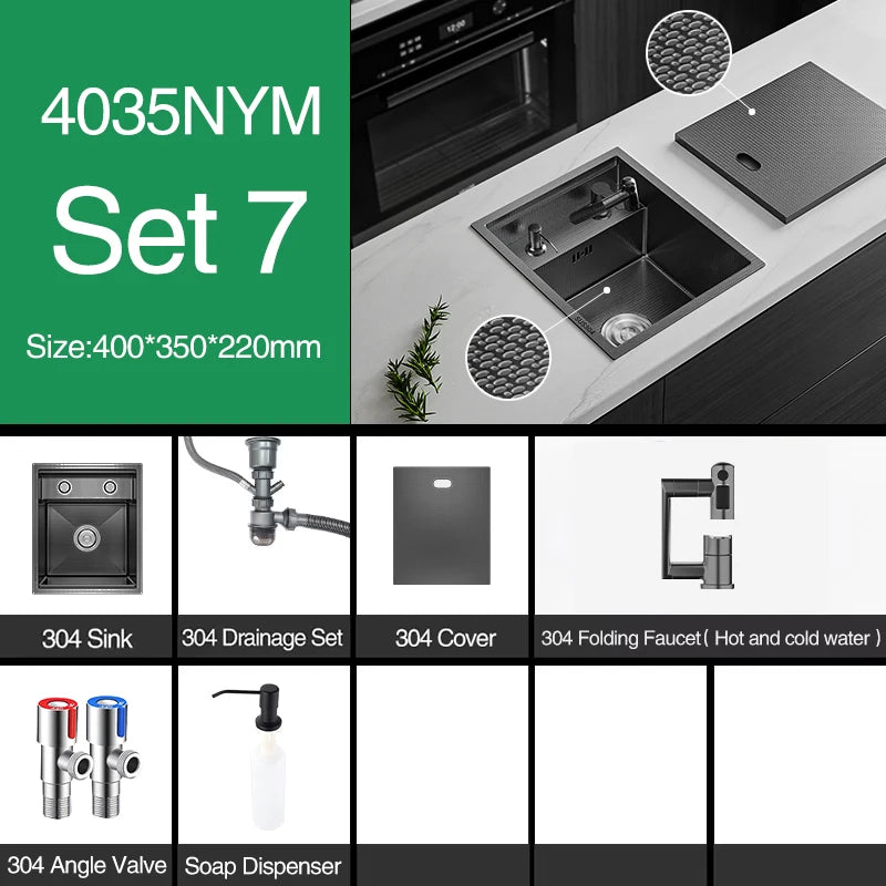 Asras Sus 304 Nanometer Hidden Island Sink Rice