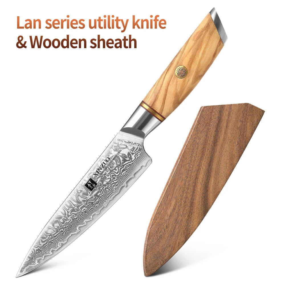 Xinzuo In Utility Knife Steel Japanese 14cr14movnb Powder