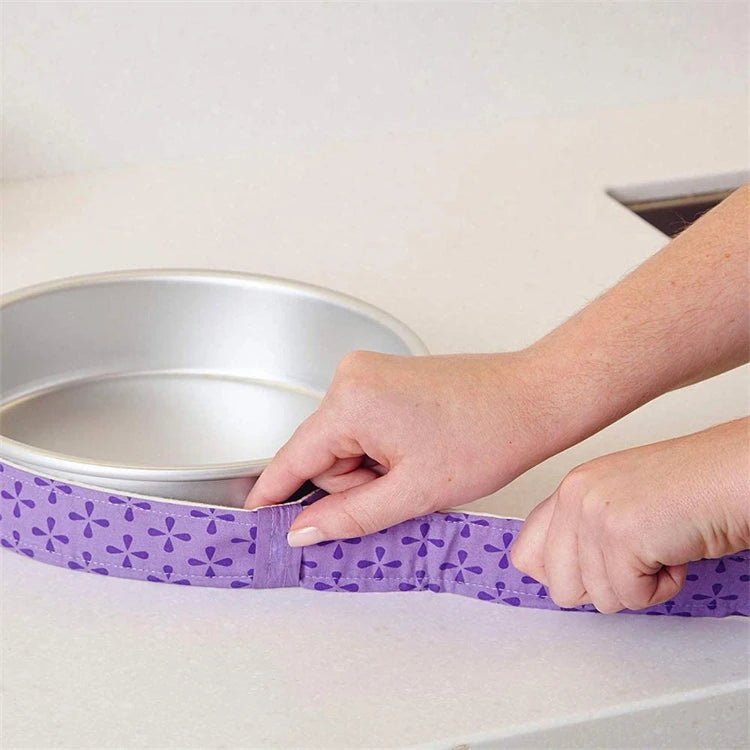 Lmetjma Bake Even Strip Cake Pan Dampen Strips