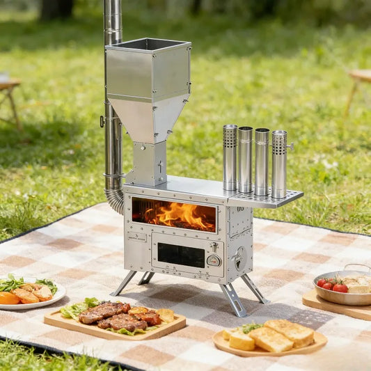 Pellet Stove Oven Wood Burning Stove Outdoor Cooking