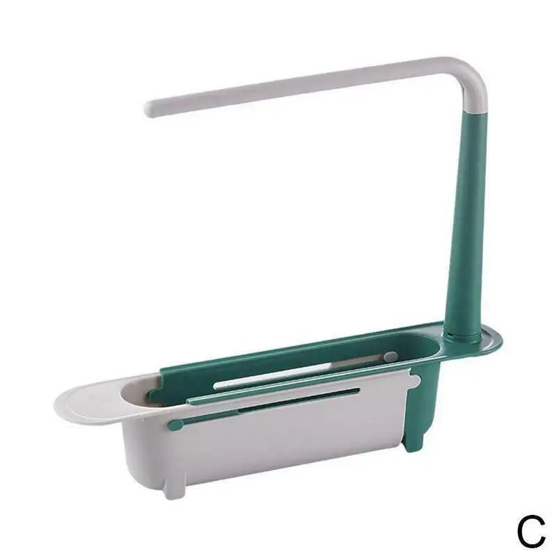 Sink Drain Rack Telescopic Sink Shelf Sinks Organizer