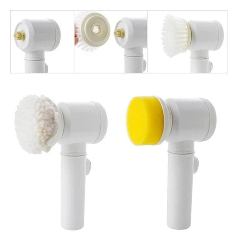 Multi-Purpose Bathroom Scrubber Handheld Electric Cleaning Brush