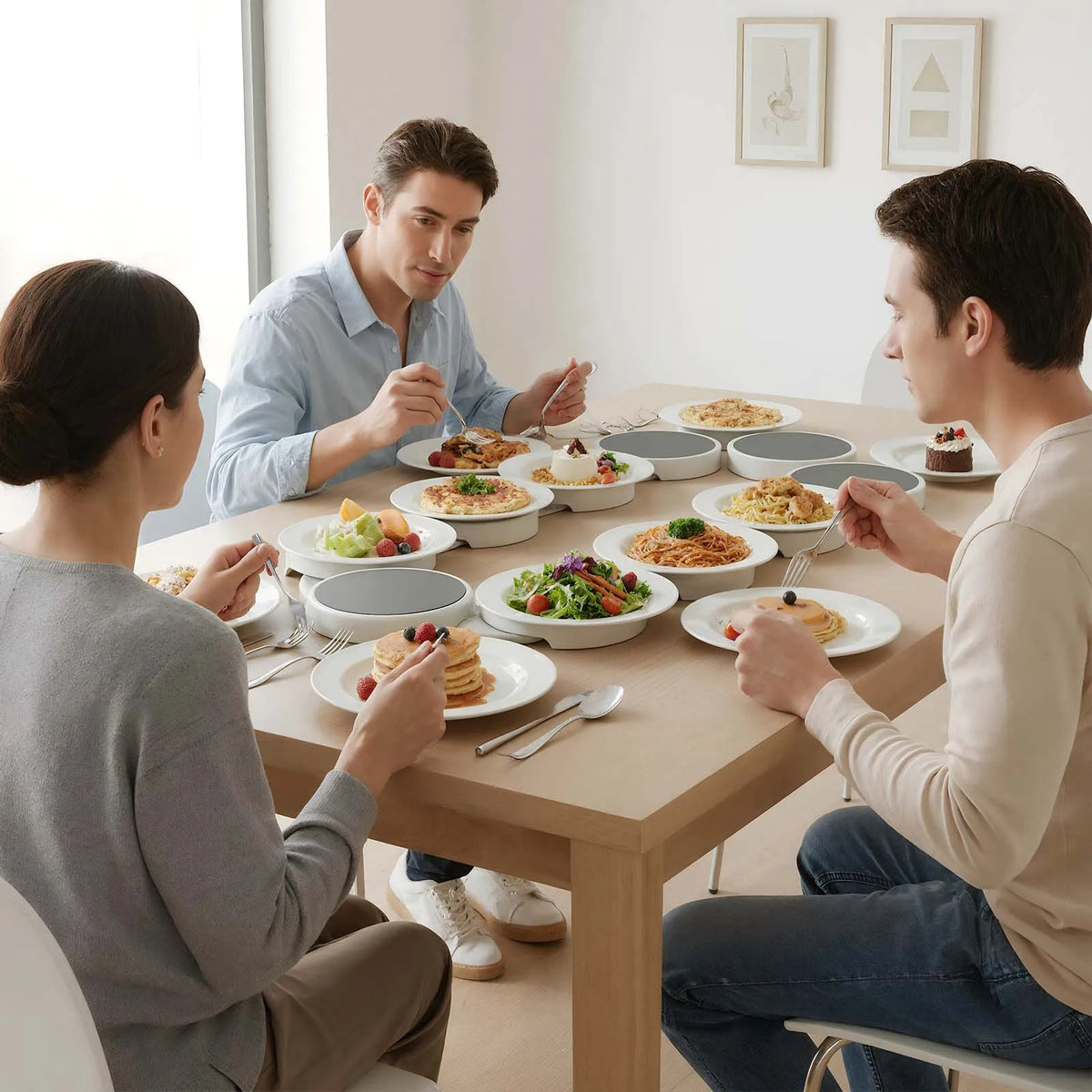 Table Turntable Tray 360 Rotation Reusable Rotating Food