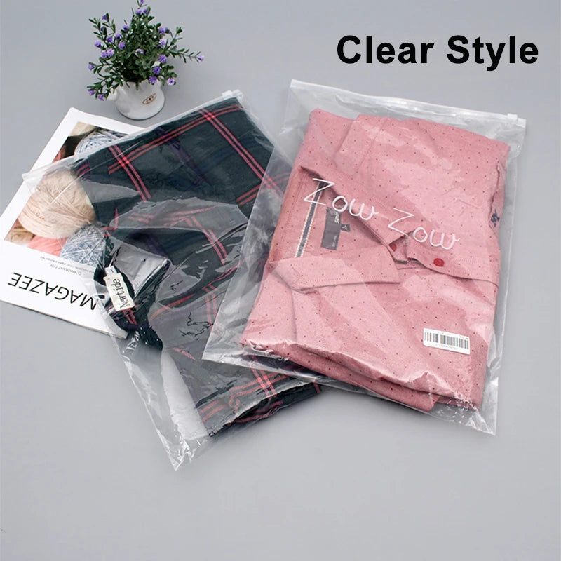 Custom Frosted Zipper Bag Storage Bag Clothing Swimsuit