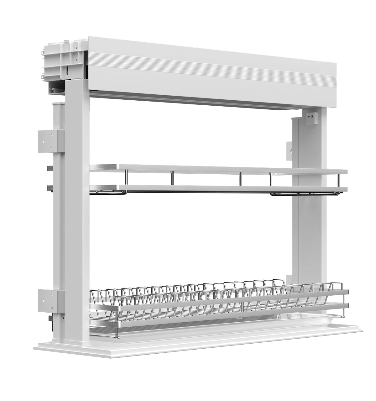Angelparticle Smart Pull Down Cabinet Organizer-Electric Dish