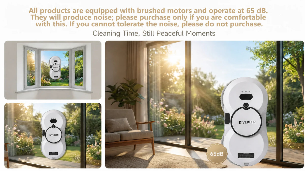Divedeer Intelligent Cleaning Robot Automatic Water Spraying