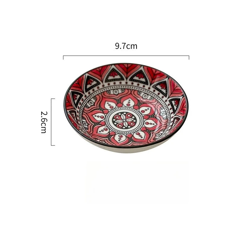 Ceramic Soy Sauce Dish Small Dipping Bowl Tableware