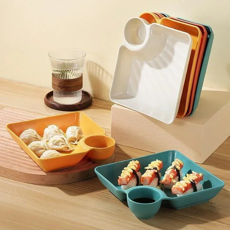Chips Dip Plates Plastic Serving Platter Dumpling Plate