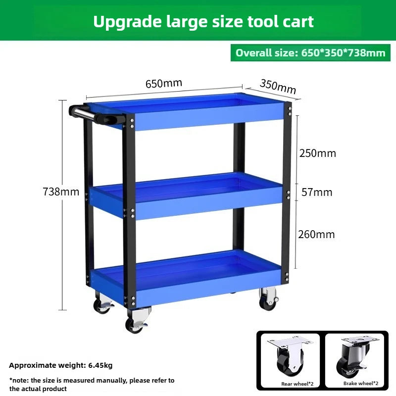 Baolian Mechanical Workshop Toolscart Trolley Brake Wheels