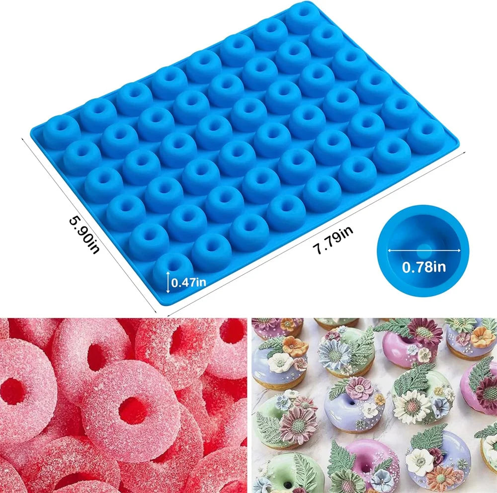 6pcs Candy Silicone Moulds Dropper Candy Gummy Molds