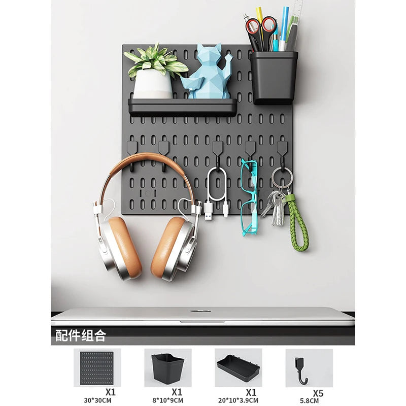 Wall Storage Decorative Boards Pegboard Wall Organizer Game