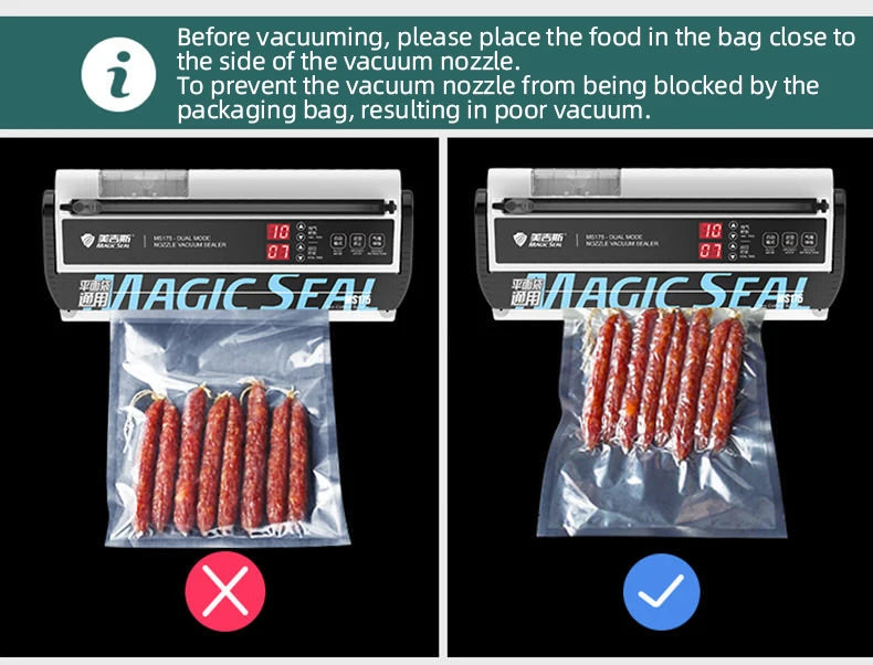 Magic Seal Ms175 Electric Vacuum Food Sealer Wet