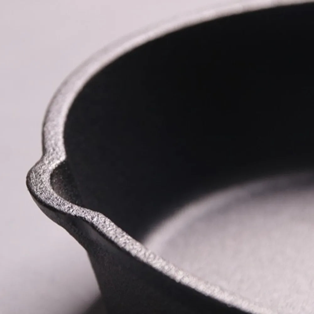 Pre-Seasoned Cast Iron Skillet 10/14/16/20/26cm Thickened Non