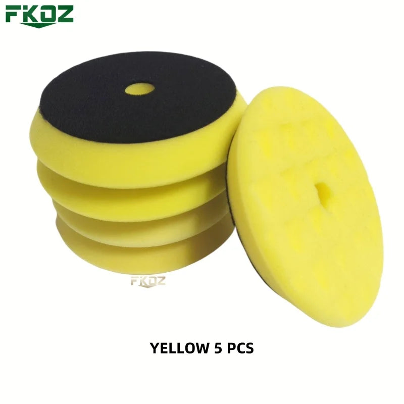6/7 Inch Concave Triangle Car Polishing Sponge Pad