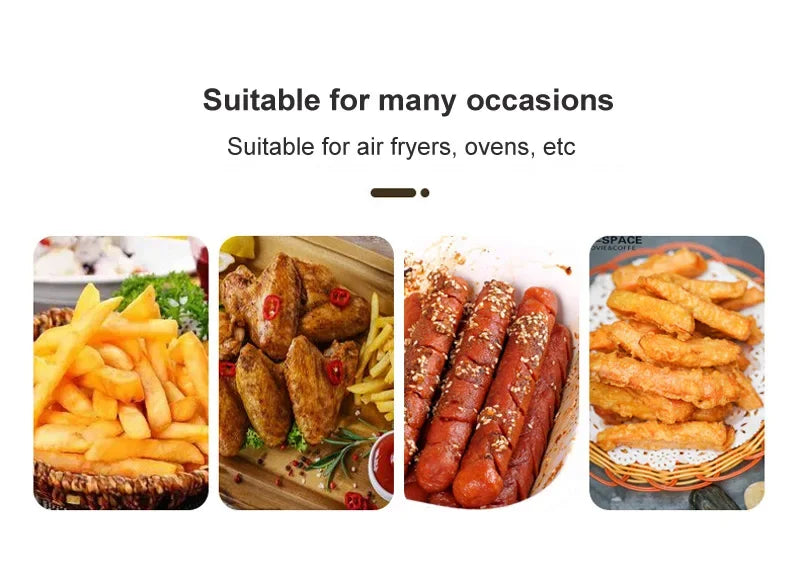 Silicone Air Fryer Baking Tray Reusable Baking Basket