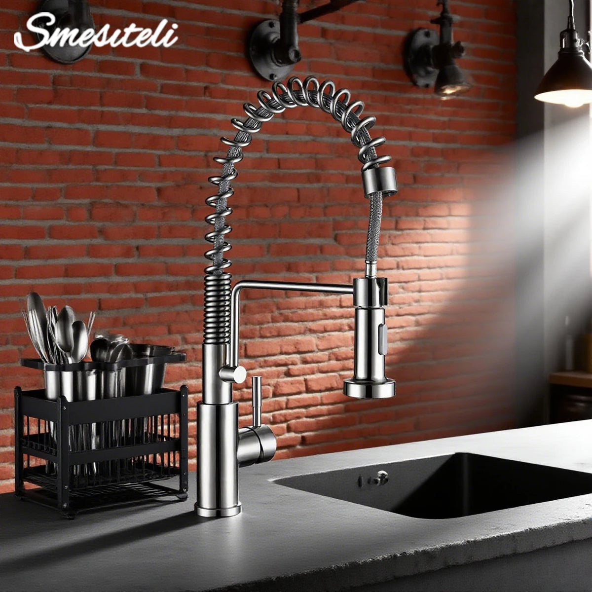 Touch On Faucet Matt Black Sensor Activated Pull