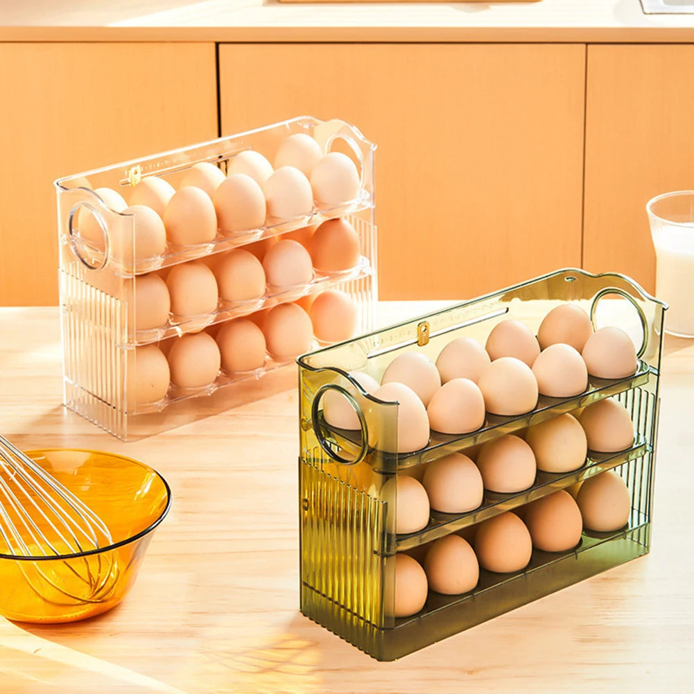 Egg Holder Large Capacity Egg Fridge Storage Box
