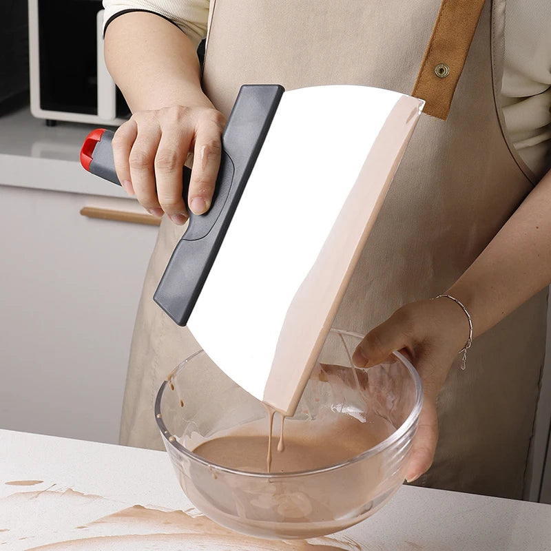Coating Spatula Chocolate Scraper Stainless Steel Dough Scraper